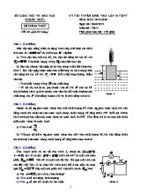 Đề thi tuyển sinh vào Lớp 10 THPT môn Vật lý - Năm học 2019-2020